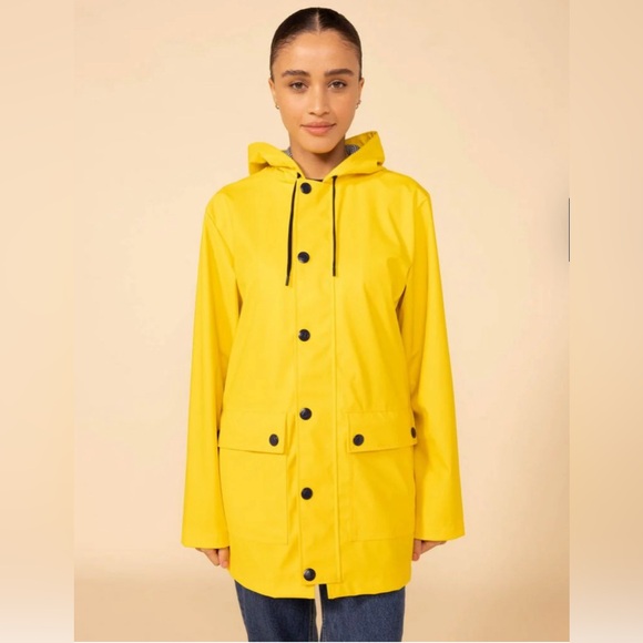 Petit Bateau Jackets & Blazers - Petit Bateau Rain Jacket, Yellow, Size S
